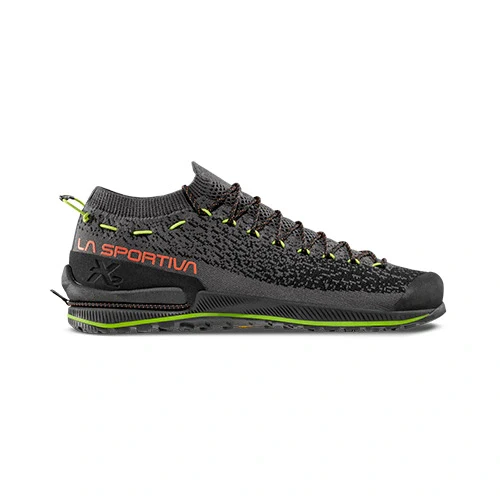 La Sportiva TX2 Evo Mens Approach Shoe - Carbon/Cherry Tomato - Image 3