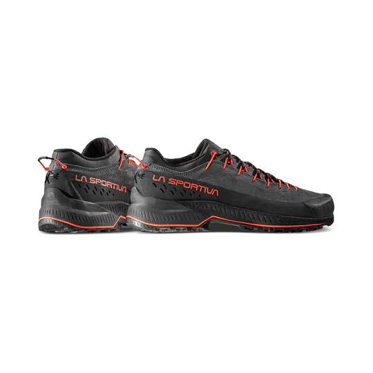 La Sportiva TX4 Evo Mens Approach Shoe - Carbon/Cherry Tomato - Image 5