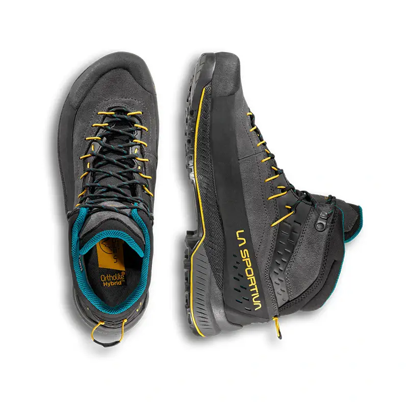 La Sportiva TX4 Evo Mid GTX Mens Approach Boot - Carbon/Bamboo - Image 4