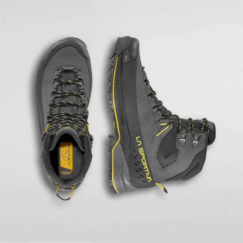 La Sportiva TX5 Evo Mid GTX Hiking Boot - Carbon/Yellow - Image 6