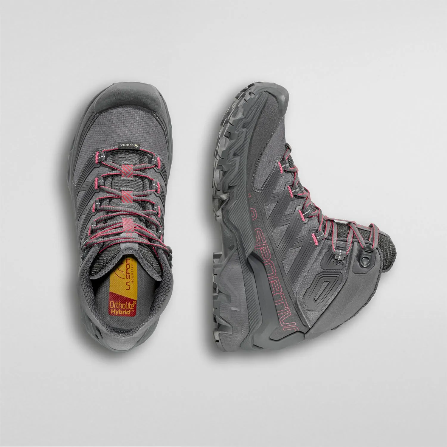 La Sportiva Ultra Raptor 3 Mid GTX Womens Hiking Boot - Onyx/Azalea - Image 4