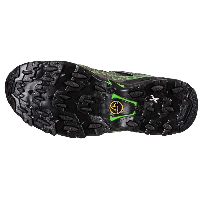 La Sportiva Ultra Raptor II GTX Mens Hiking Shoe - Metal/Flash Green - Image 2