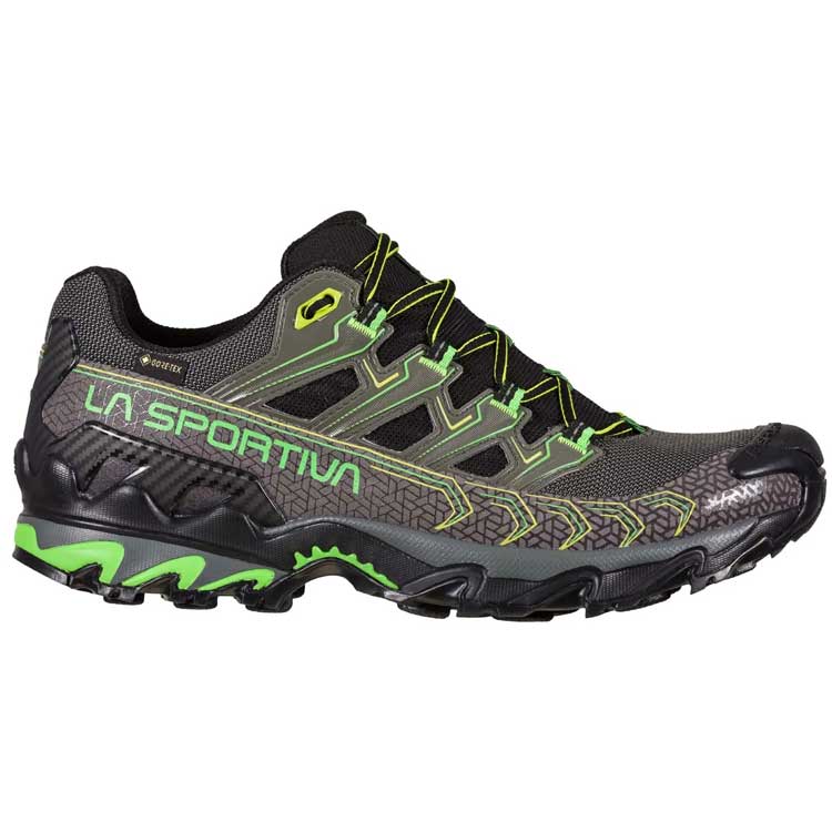 La Sportiva Ultra Raptor II GTX Mens Hiking Shoe - Metal/Flash Green - Image 4