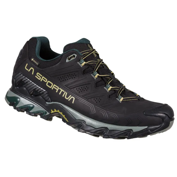 La Sportiva Ultra Raptor II Leather Wide GTX Mens Hiking Shoe - Black/Cedar - Image 3