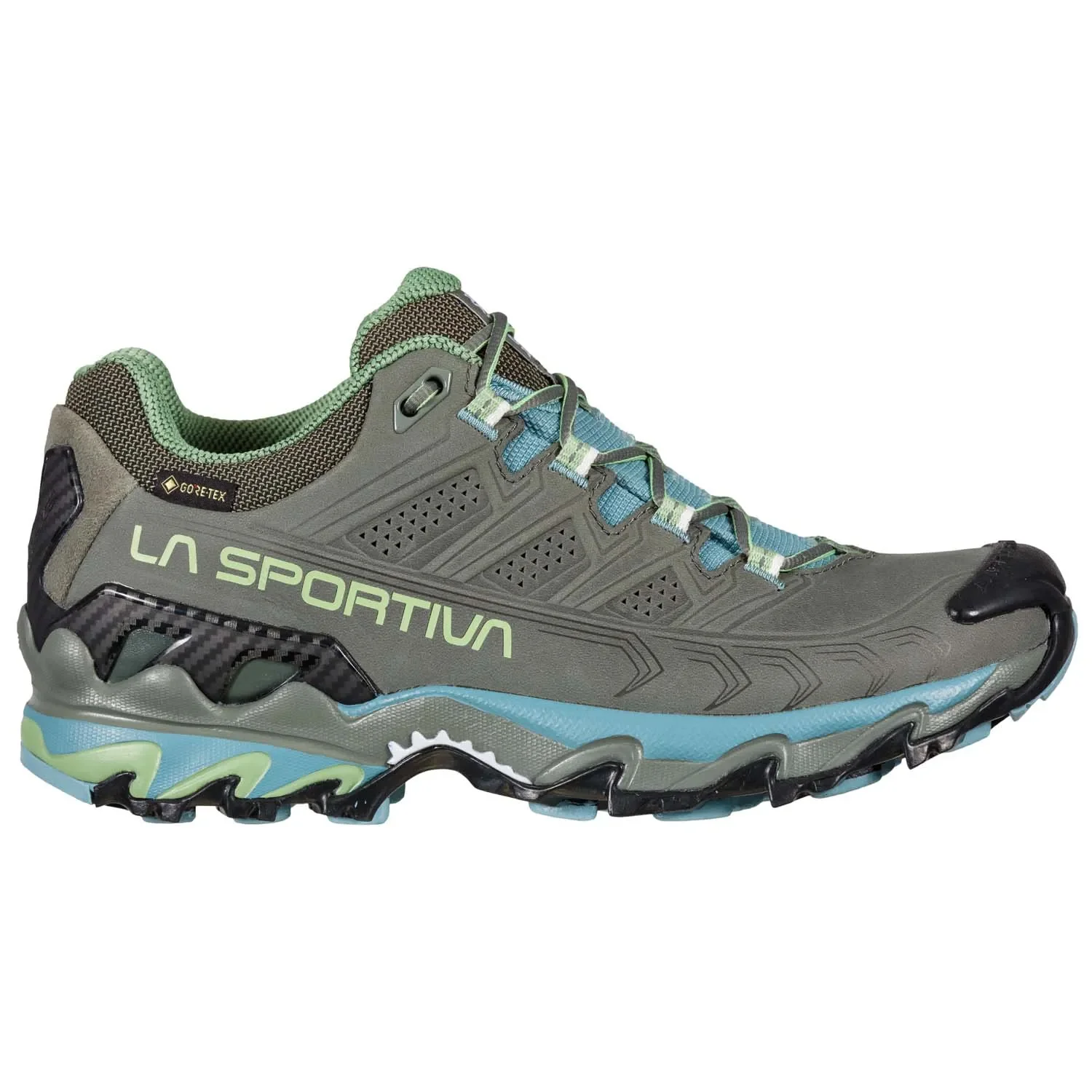 La Sportiva Ultra Raptor II Leather GTX Womens Hiking Shoe - Clay/Mist - Image 5