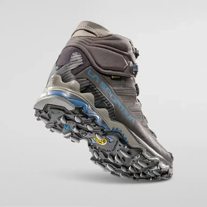 La Sportiva Ultra Raptor II Mid Leather GTX Womens Hiking Boot - Carbon/Atlantic - Image 3
