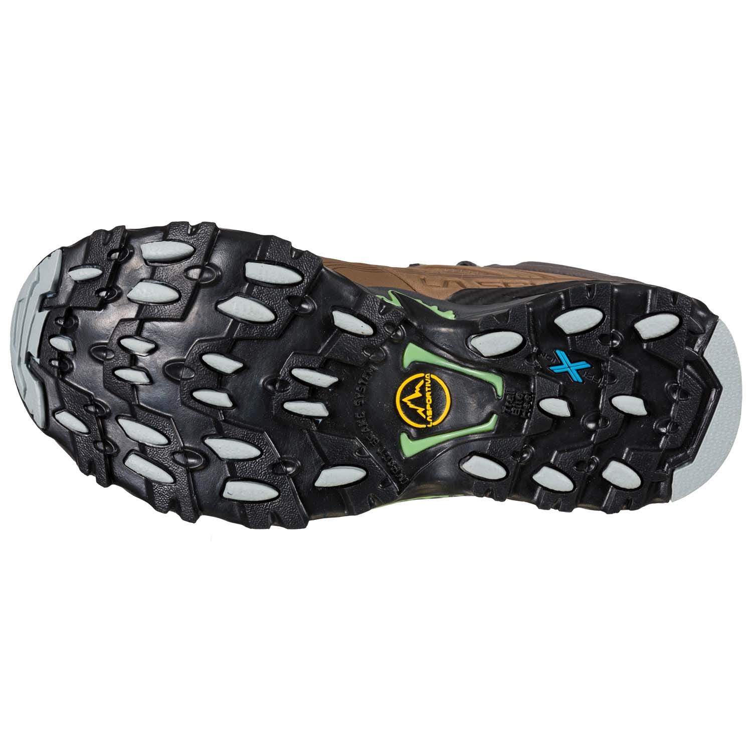 La Sportiva Ultra Raptor II Mid Leather GTX Womens Hiking Boot - Taupe/Sage - Image 4