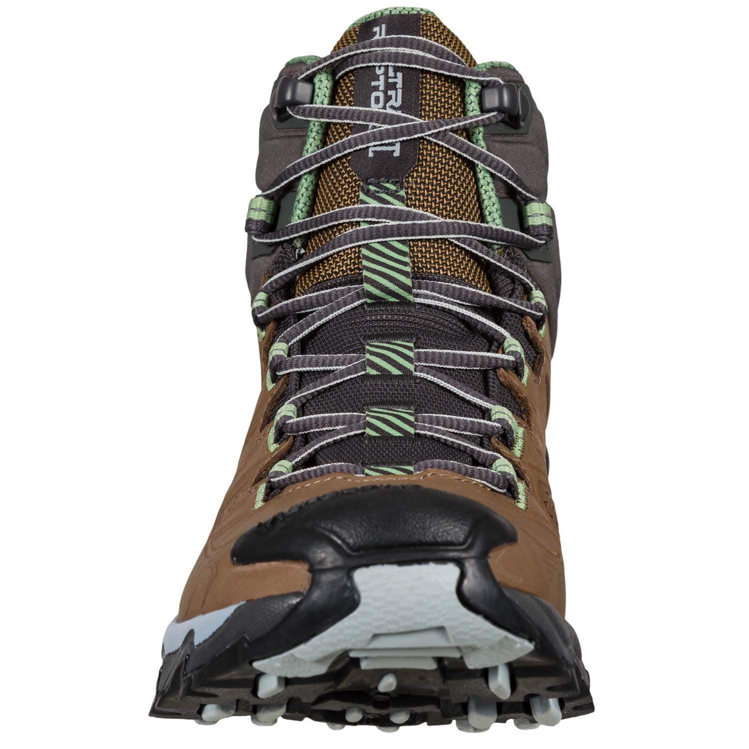 La Sportiva Ultra Raptor II Mid Leather GTX Womens Hiking Boot - Taupe/Sage - Image 5