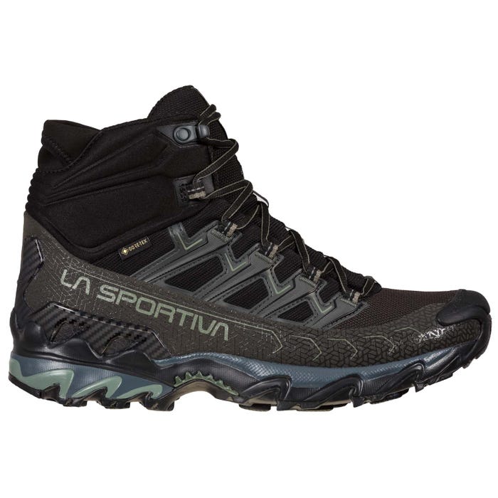 La Sportiva Ultra Raptor II Mid Wide GTX Mens Hiking Boot - Black/Clay - Image 2