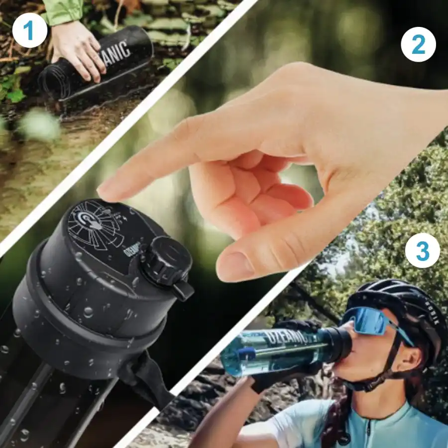 Laken Ozone Water Purifier Tritan Bottle - 750ml - Image 4