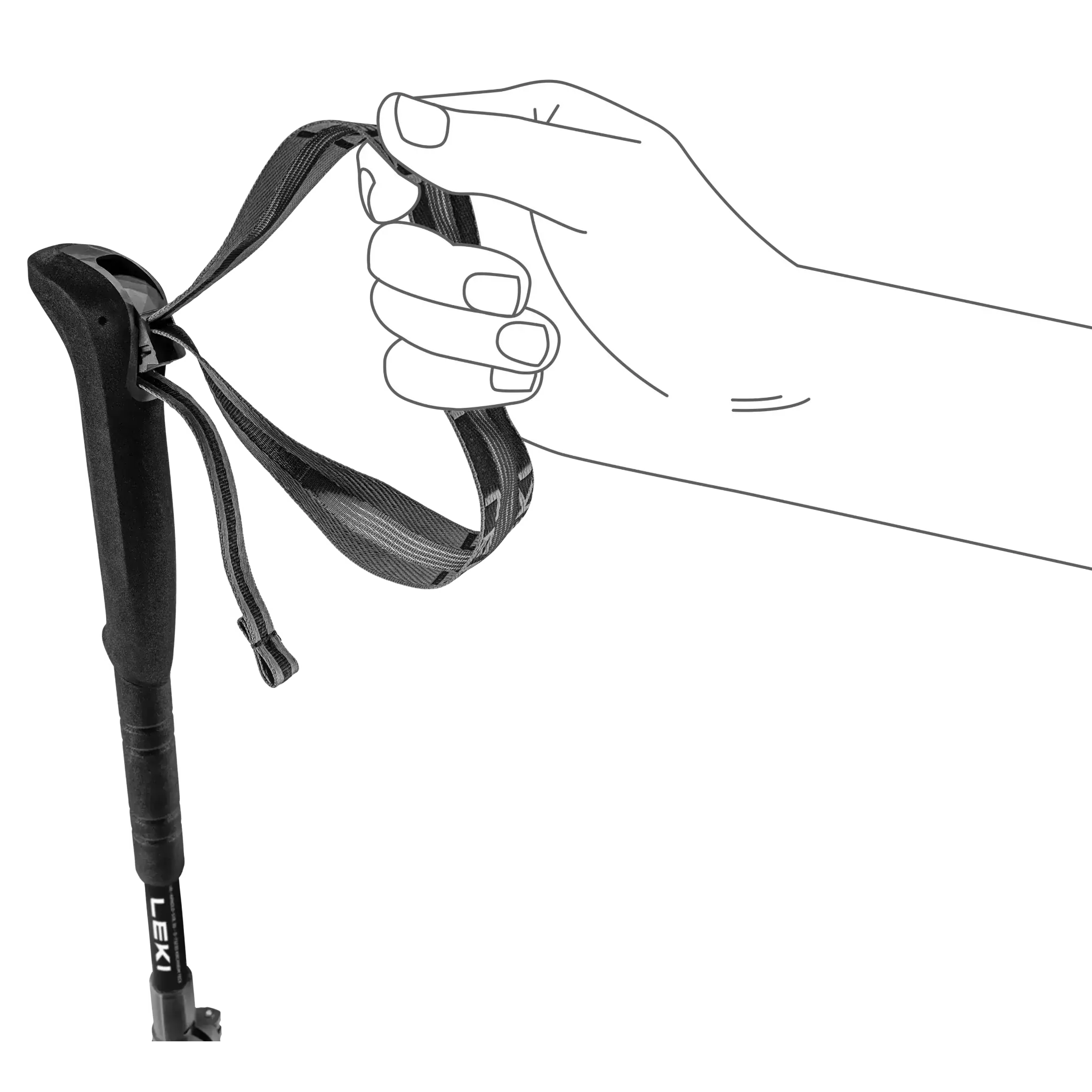 Leki Skytera FX Carbon SL Compact Trekking Poles - Image 4