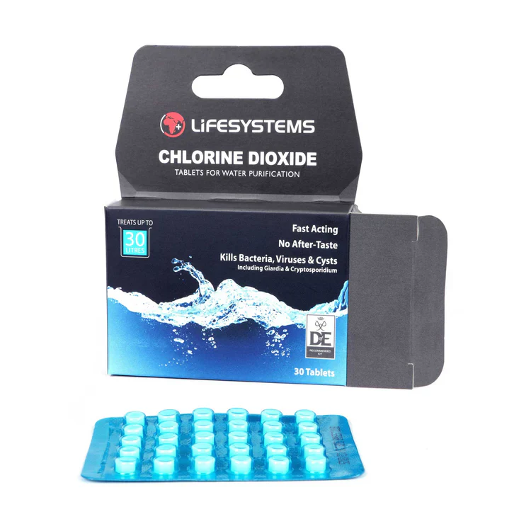 LifeSystems Chlorine Dioxide Water Purification Tablets - 30 Tablets - Image 3