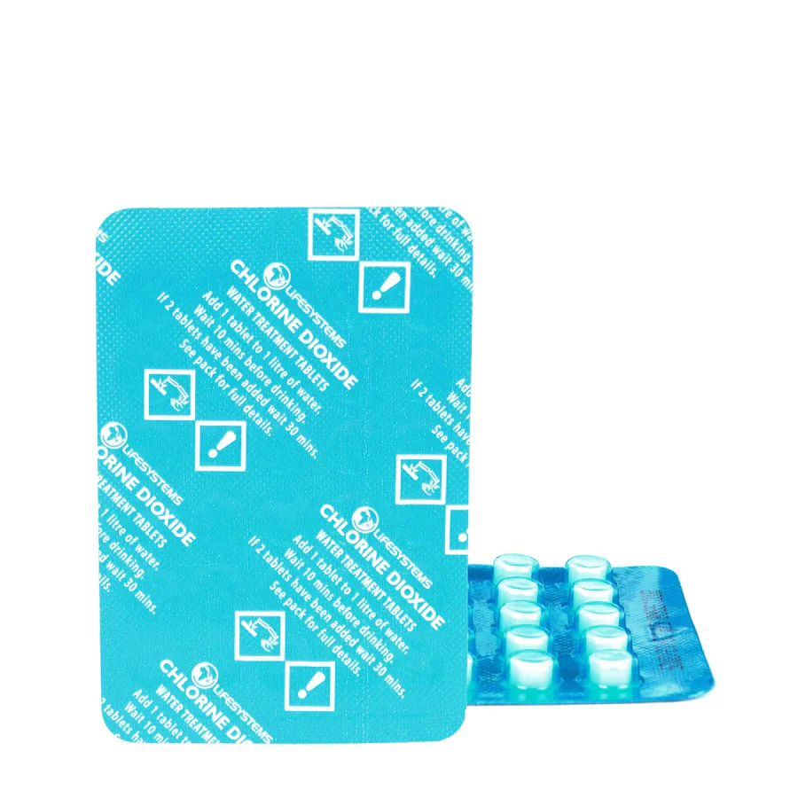 LifeSystems Chlorine Dioxide Water Purification Tablets - 30 Tablets - Image 4