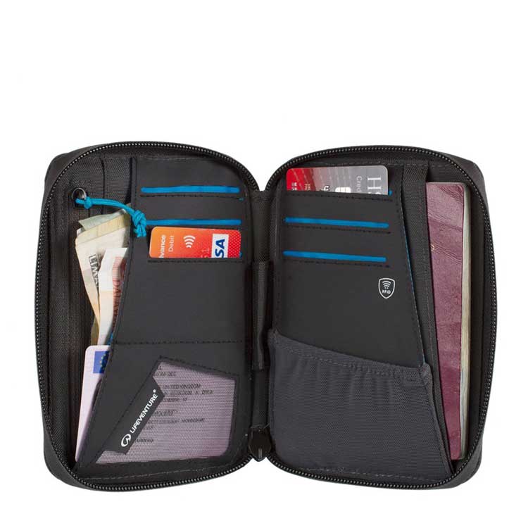 LifeVenture Recycled RFID Mini Travel Wallet - Image 3