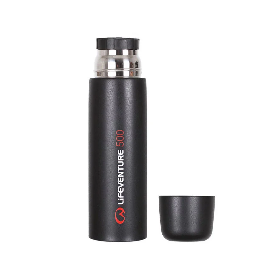 LifeVenture Stainless Steel TiV Vacuum Flask - 500ml - Image 2