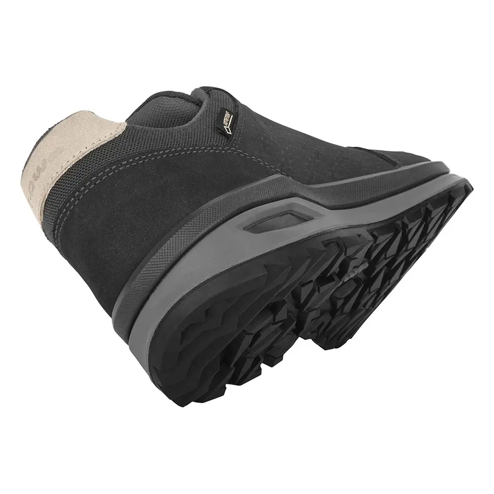 Lowa Locarno GTX Lo Wide Mens Hiking Shoe - Antharcite - Image 3