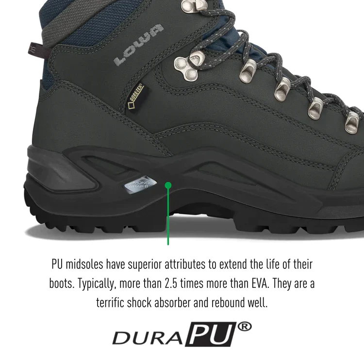 Lowa Renegade GTX MID Wide Mens Hiking Boot - Dark Grey - Image 7