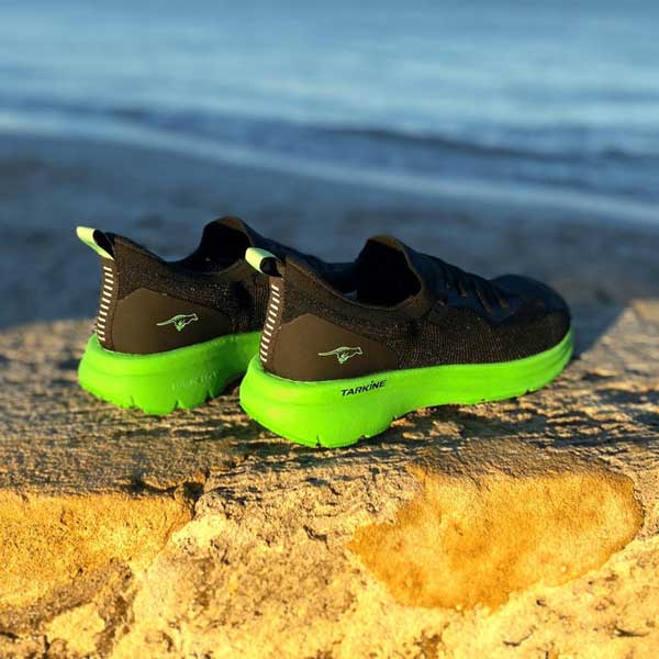 Tarkine Goshawk Mens Trail Running Shoe - Black/Green - Image 4