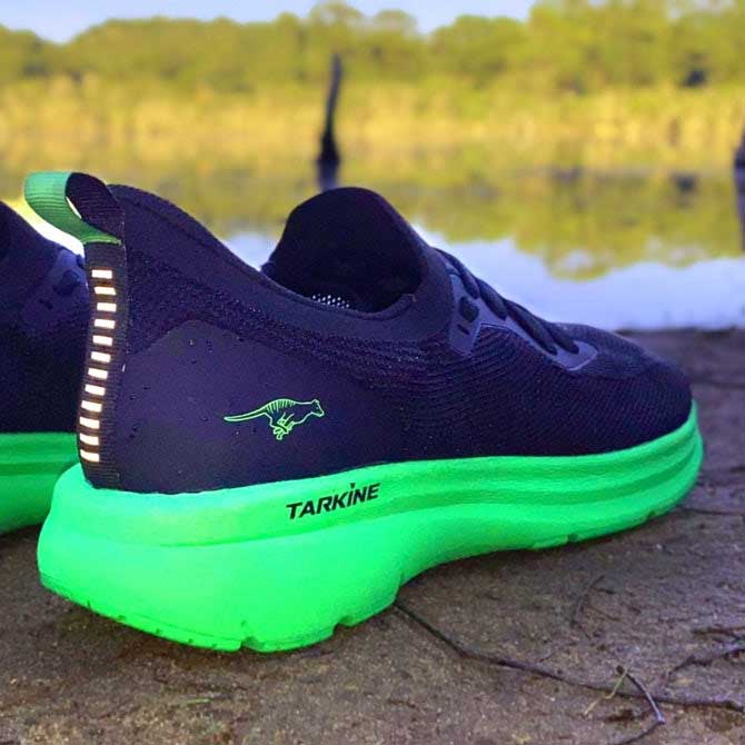 Tarkine Goshawk Mens Trail Running Shoe - Black/Green - Image 5
