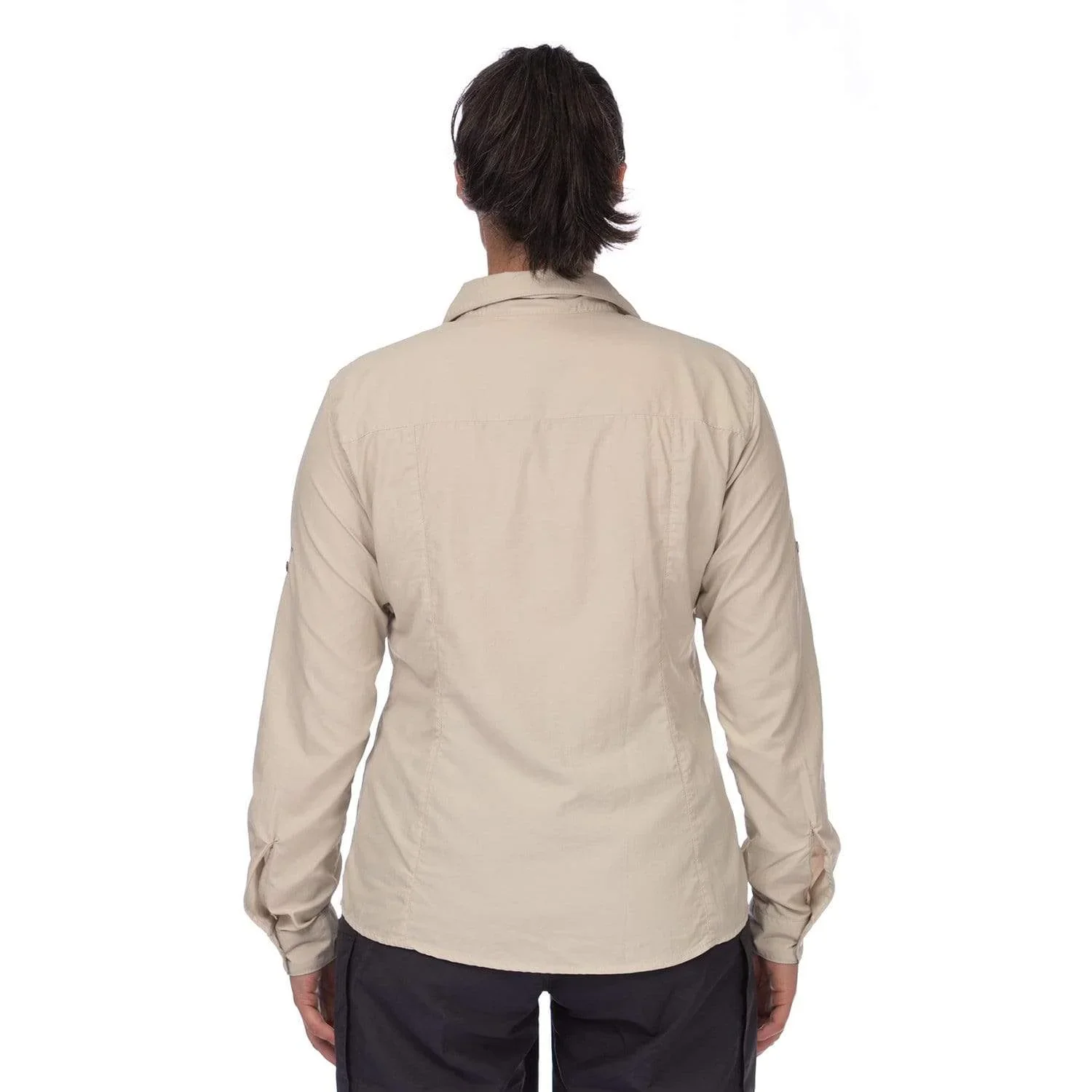 Mont Lifestyle Vented Womens Long Sleeve Shirt - Stone - Image 2