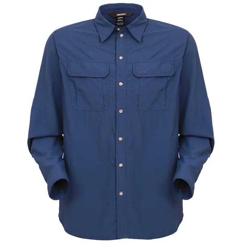 Mont Lifestyle Vented Womens Long Sleeve Shirt - Stone - Image 5