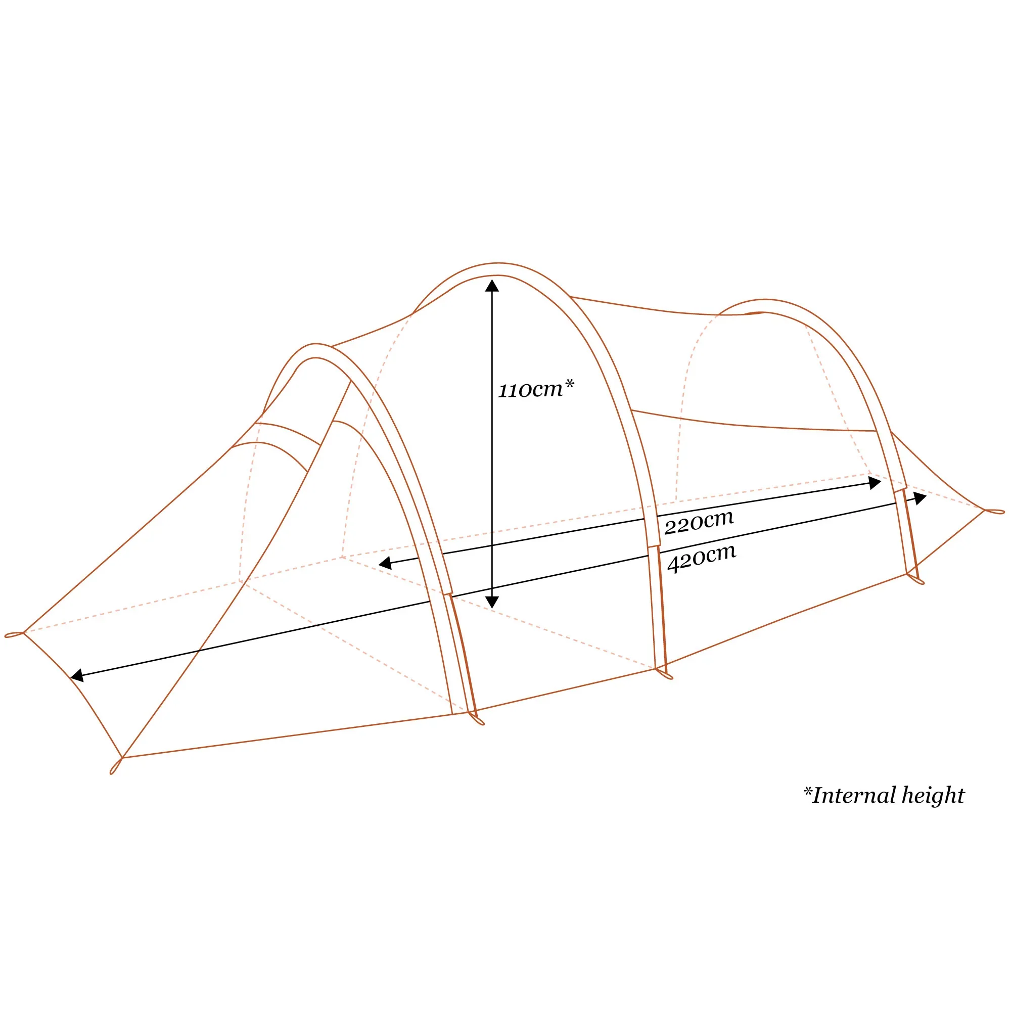 Mont Supercell EX Tunnel Tent - Image 9