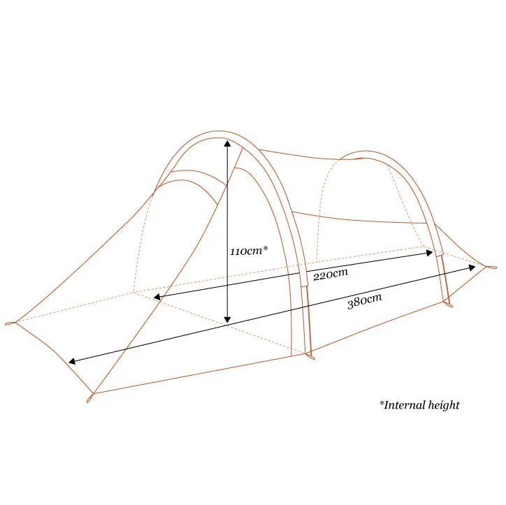 Mont Supercell Tunnel Tent - Image 7
