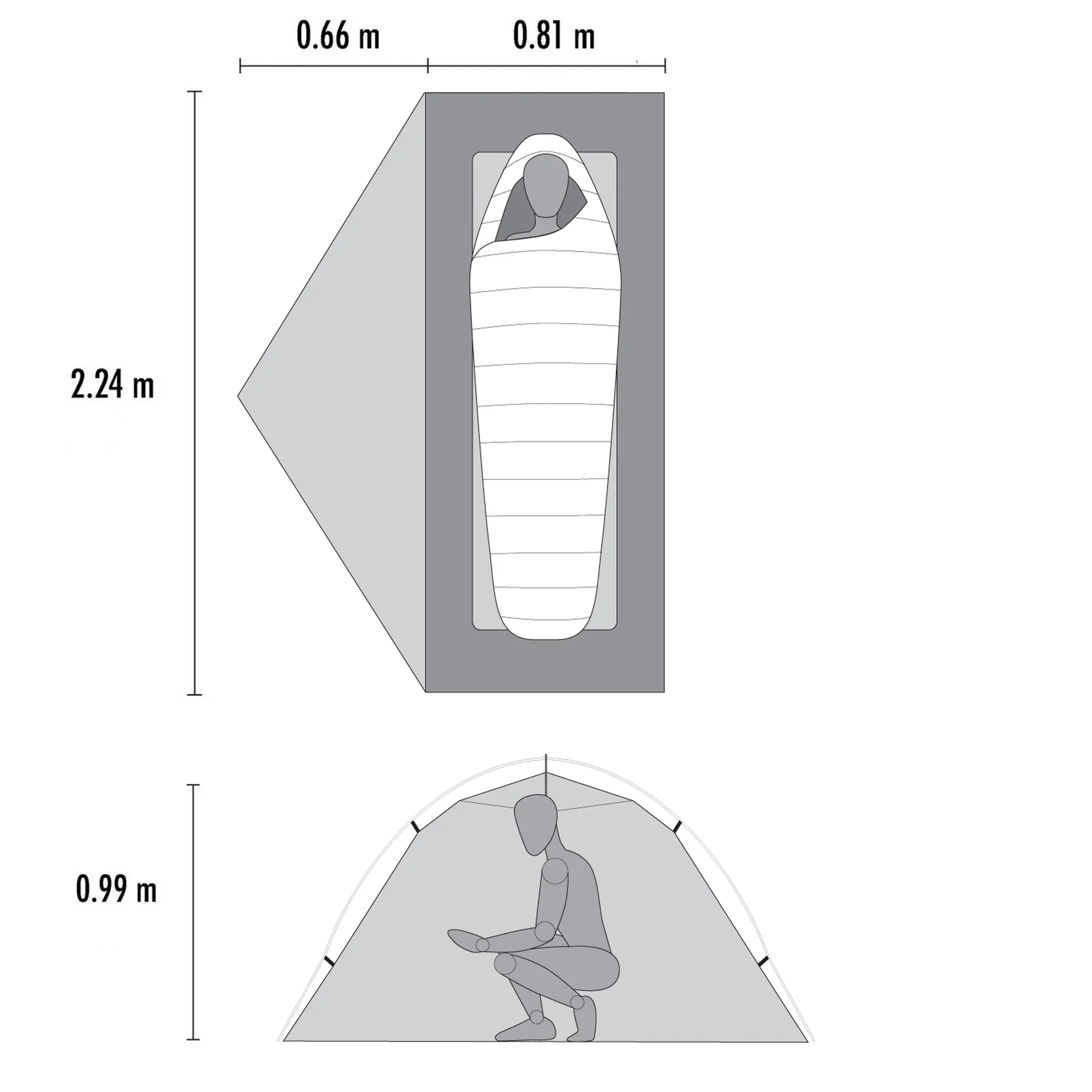 MSR Hubba Hubba LT 1 Person Tent - Image 6