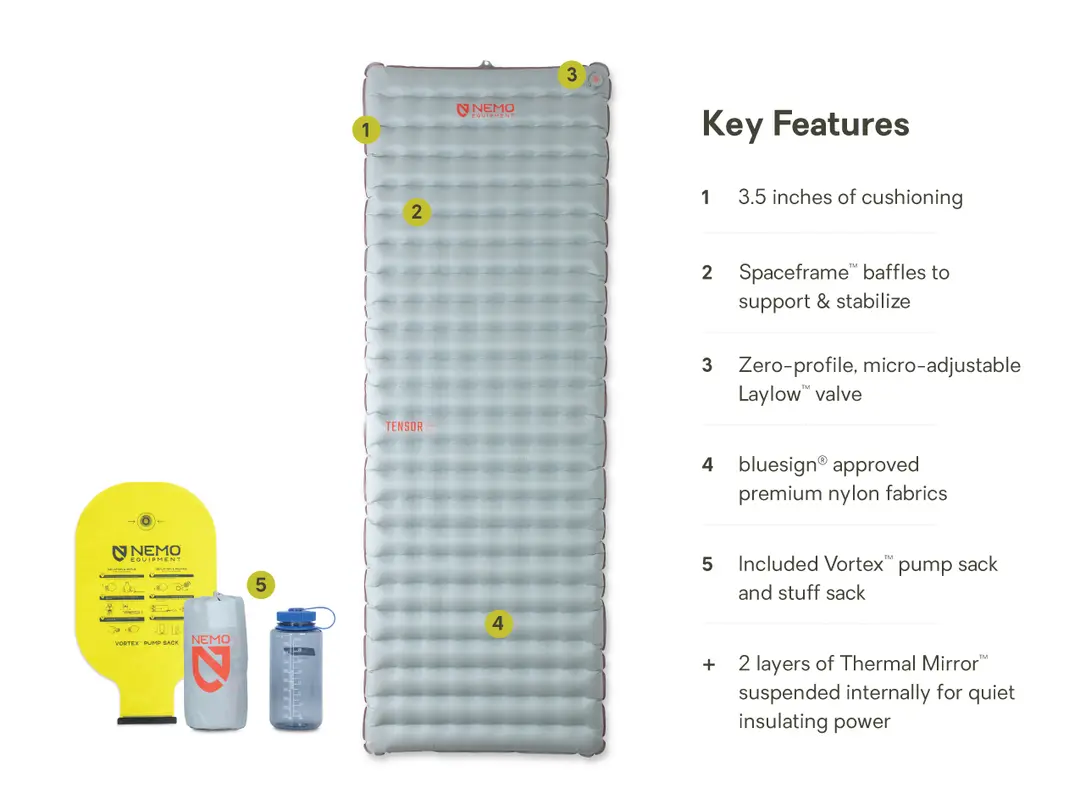 Nemo Tensor All-Season Insulated Sleeping Pad - Image 6