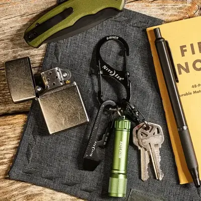 NiteIze S-Biner Stainless Steel SlideLock Accessory Carabiner