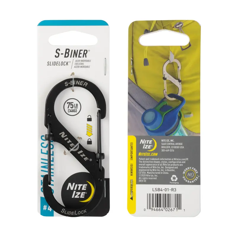NiteIze S-Biner Stainless Steel SlideLock Accessory Carabiner - Image 4