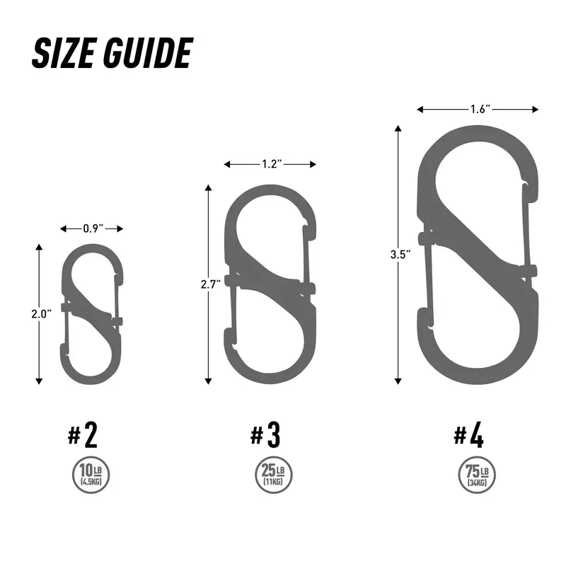 NiteIze S-Biner Stainless Steel SlideLock Accessory Carabiner - Image 5