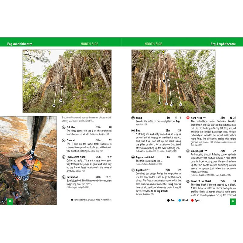 On Sight Photography Frog Buttress Climbing Guidebook - Image 4