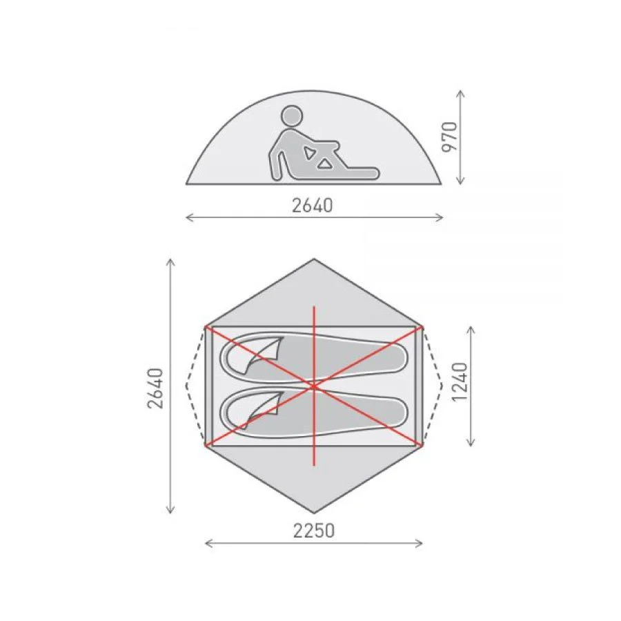 One Planet Wurley 2 Person Tent - Image 5