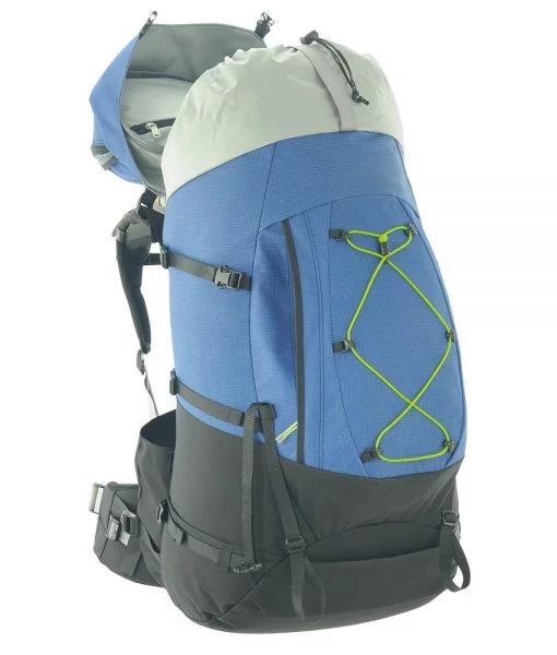 One Planet Tarkine 80-90 Litre Hiking Backpack - Pacific Blue/Black - Image 4