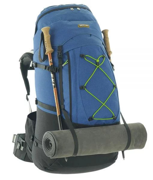 One Planet Tarkine 80-90 Litre Hiking Backpack - Pacific Blue/Black - Image 6