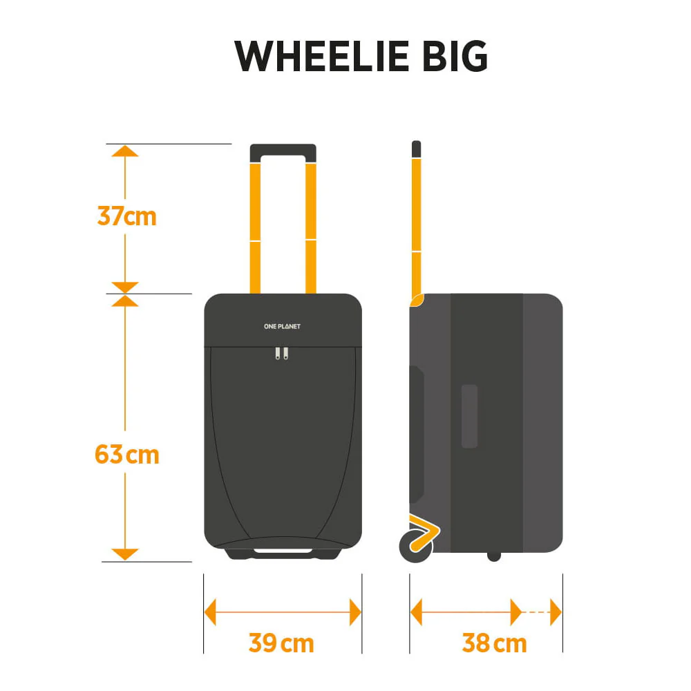 One Planet Wheelie Big 80 Litre Travel Pack - Image 12
