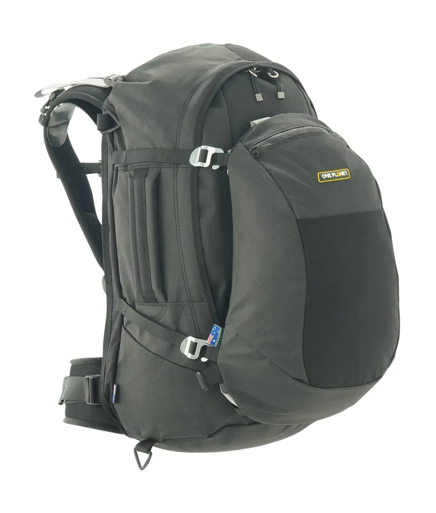 One Planet Wing it Travel Backpack - Black/Black - Image 4
