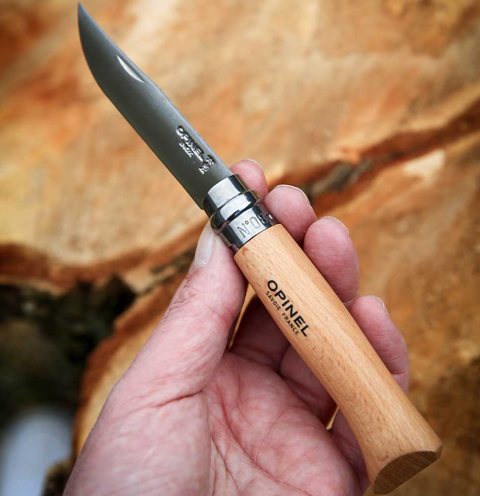 Opinel Traditional No. 8 Stainless Steel Knife - Image 4
