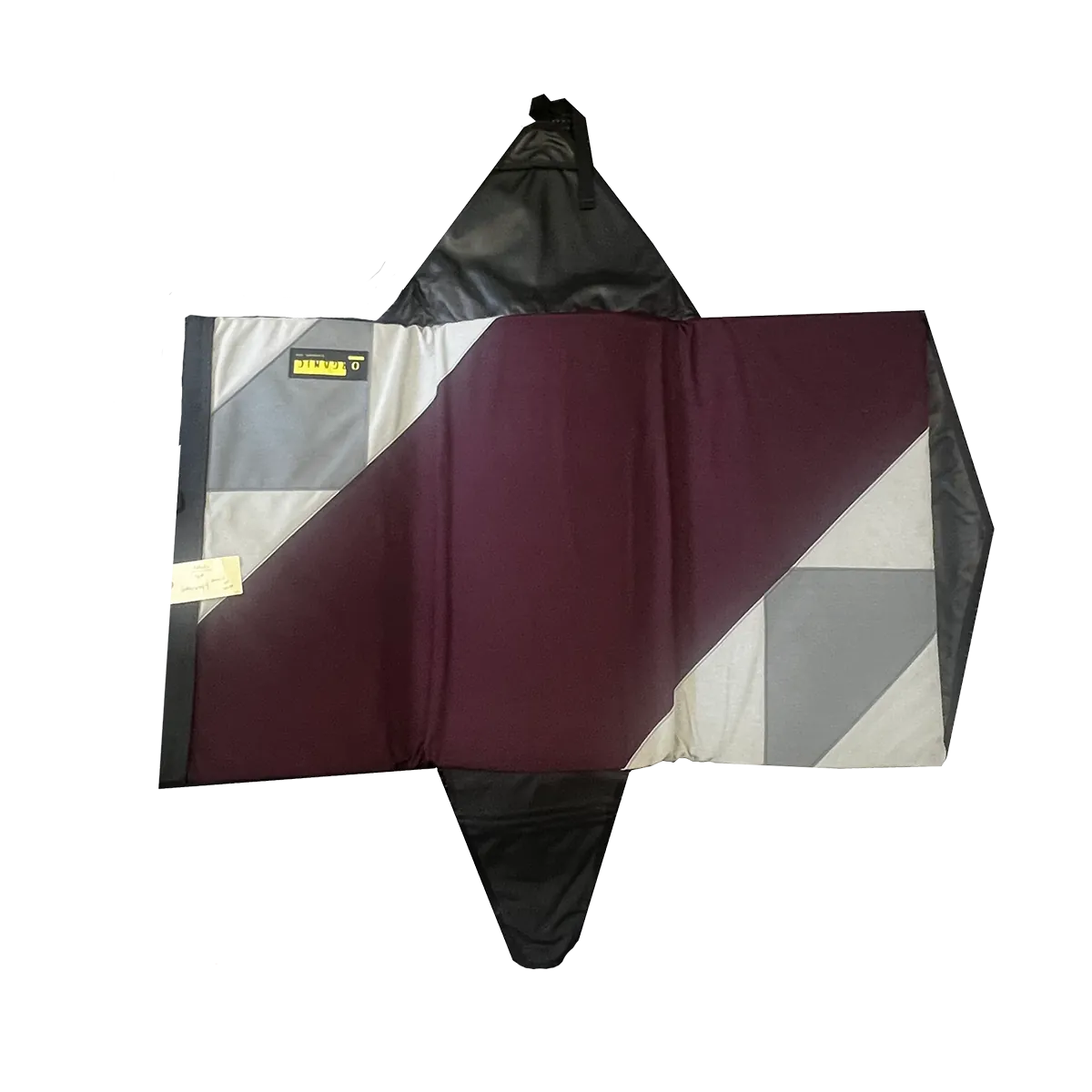 Organic Spot Pad Bouldering Mat - Maroon/Grey/White - Image 2