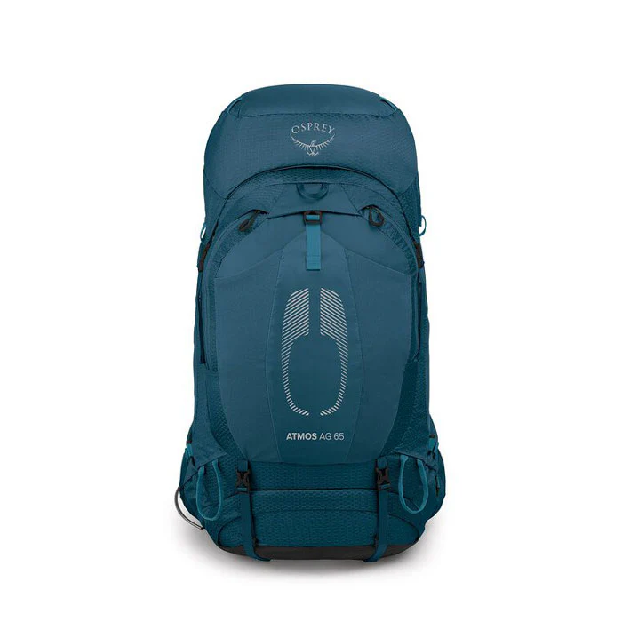 Osprey Atmos AG 65 Litre Mens Hiking Backpack - Venturi Blue - Image 5
