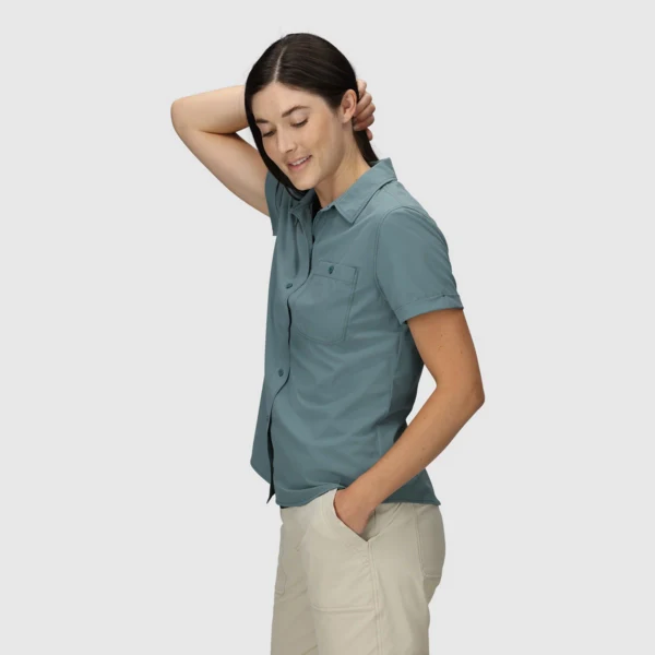 Outdoor Research Astroman Womens Short Sleeve Sun Shirt - Image 3