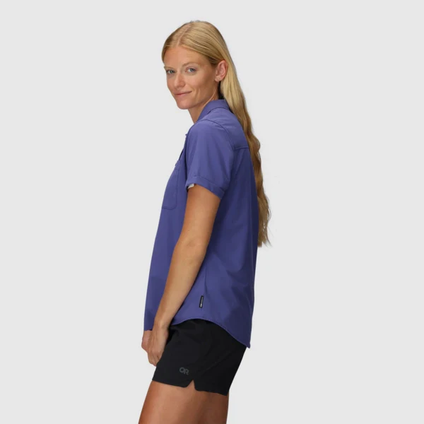Outdoor Research Astroman Womens Short Sleeve Sun Shirt - Image 3