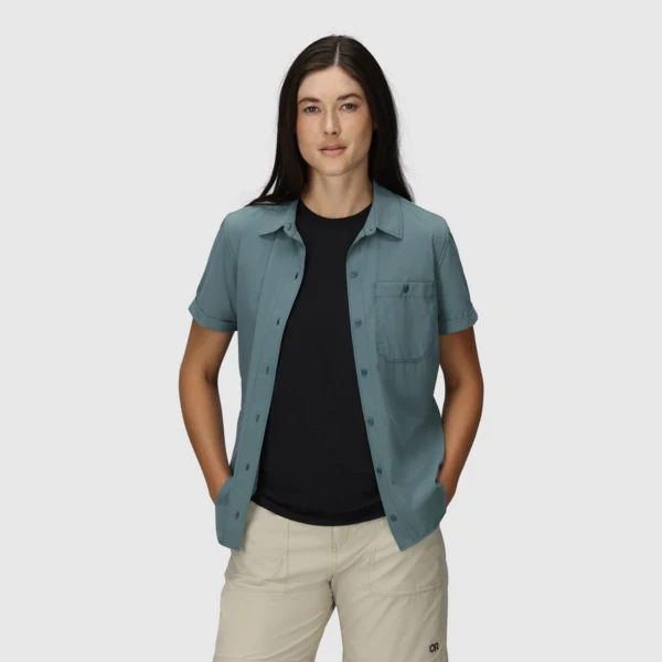 Outdoor Research Astroman Womens Short Sleeve Sun Shirt - Image 5