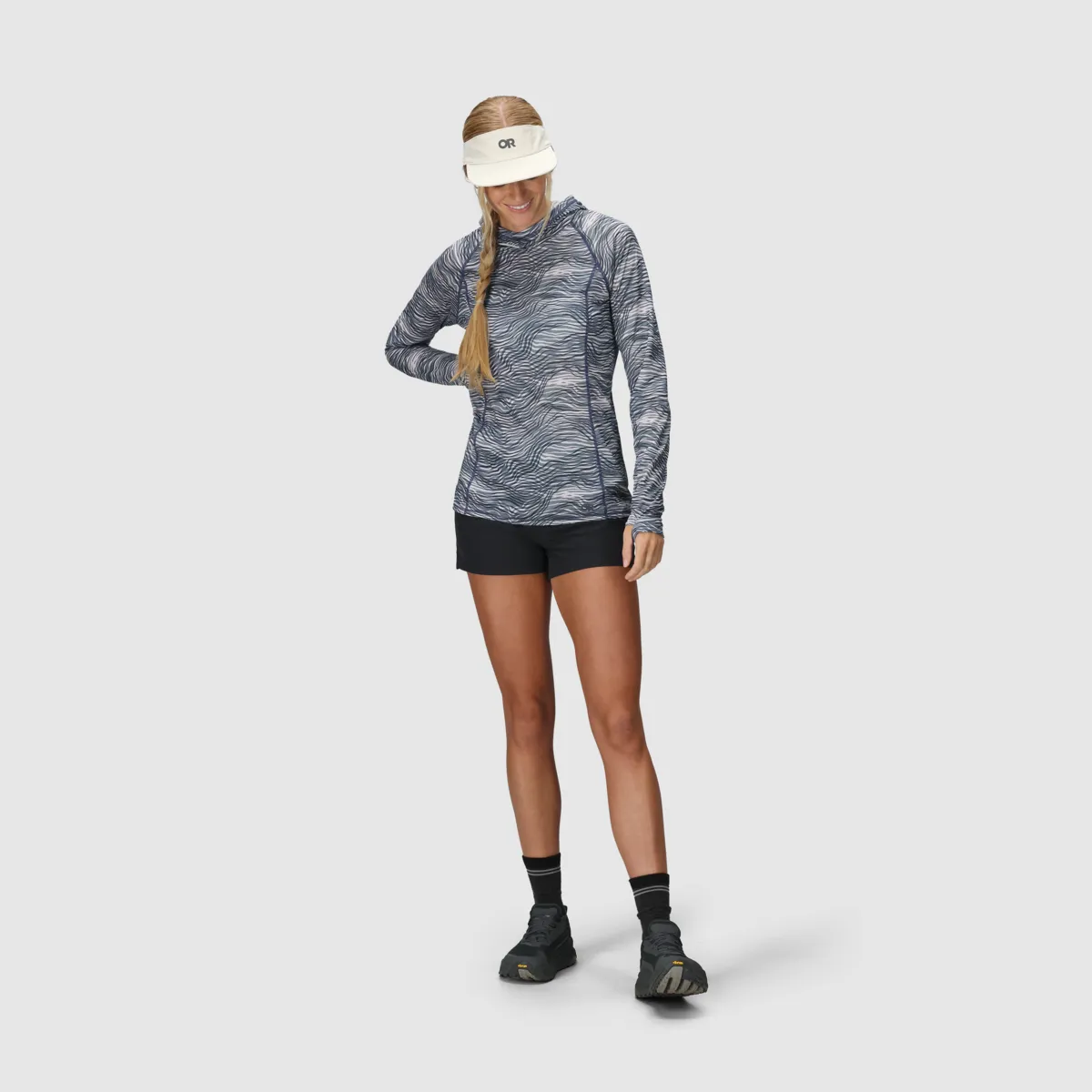 Outdoor Research Echo Printed Womens Hooded Top - Image 4