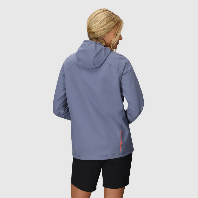 Outdoor Research Freewheel MTB Half Zip Womens Hooded Jacket - Image 2