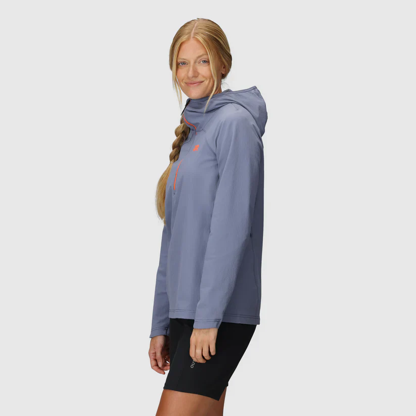 Outdoor Research Freewheel MTB Half Zip Womens Hooded Jacket - Image 3