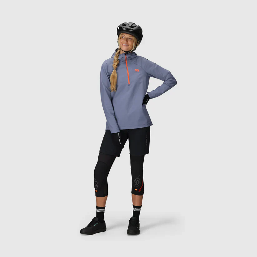 Outdoor Research Freewheel MTB Half Zip Womens Hooded Jacket - Image 4