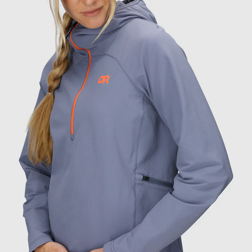 Outdoor Research Freewheel MTB Half Zip Womens Hooded Jacket - Image 6