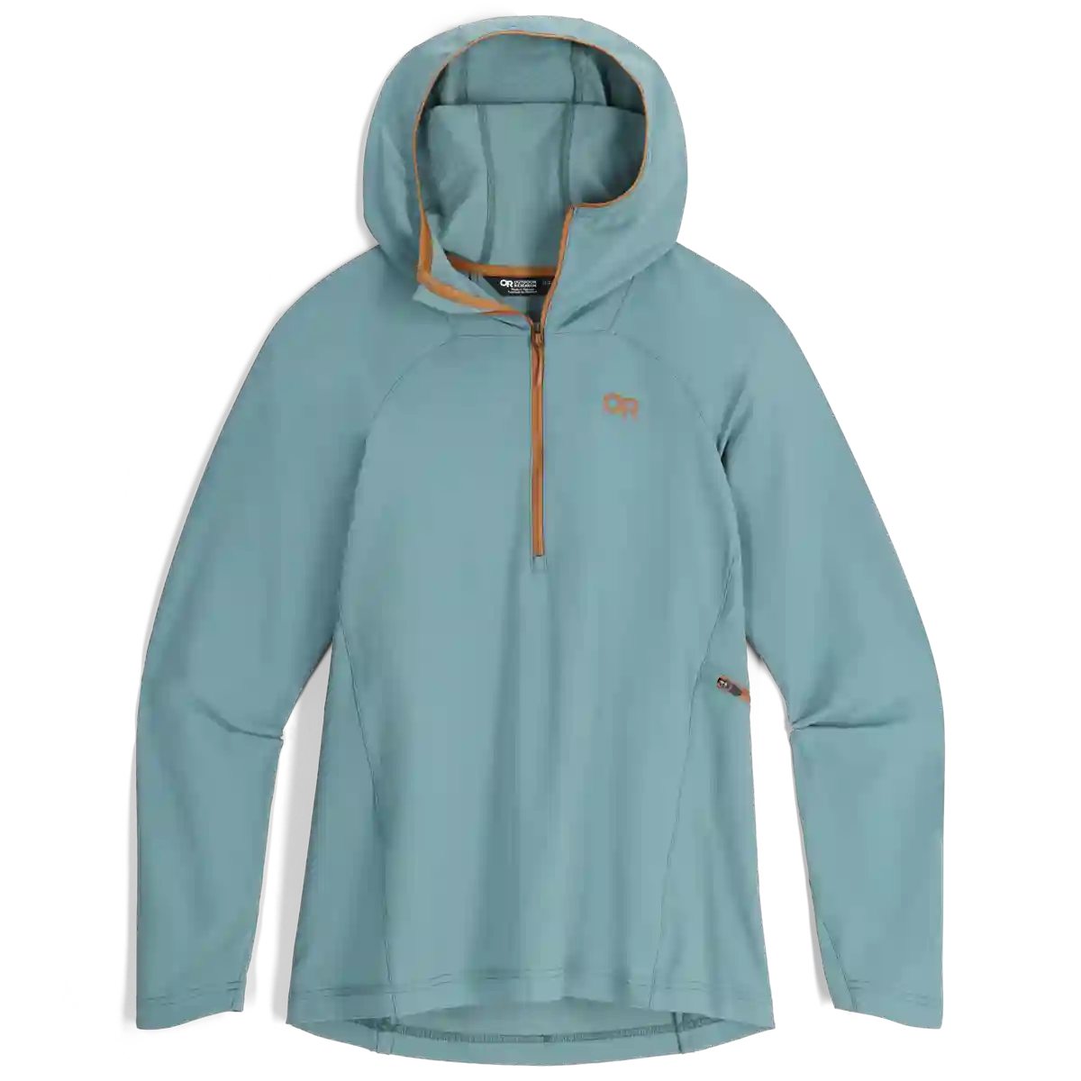 Outdoor Research Freewheel Womens Half Zip Hooded Jacket - Image 7